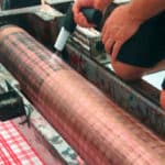 Coolmastern in der Druckindustrie Siebwalze strahlen mit Trockeneis