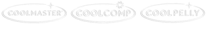 Logos im Footer COOLMASTER COOLCOMP COOLPELLY